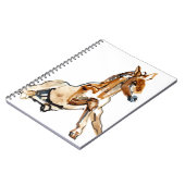 Carnet Poulain ocre (Côté gauche)