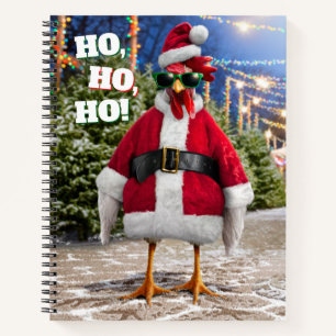 Carnet Poule de Noël