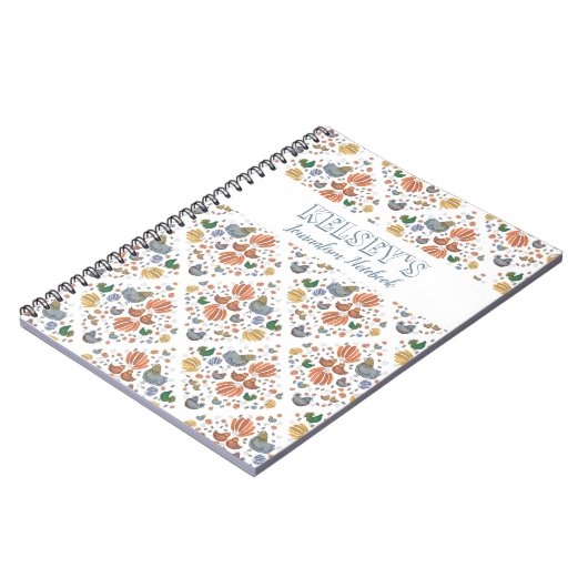 Carnet Poules Country Chic (Côté gauche)