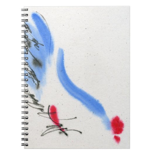 Carnet Poulet blanc. Calligraphie et aquarelle (Devant)