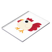 Carnet Poulet blanc drôle (Côté gauche)