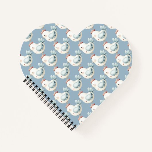 Carnet Poulet Cottagecore Pastel (Devant)