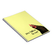 Carnet Poulet drôle d'attitude (Côté Droit)