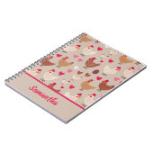 Carnet Poulet et coeurs (Côté gauche)