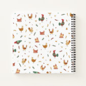 Carnet Poulets Ajouter un nom Sketchbook (Dos)