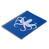 Carnet poulpe aquarelle (Côté gauche)