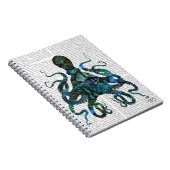 Carnet Poulpe bleue (Côté Droit)