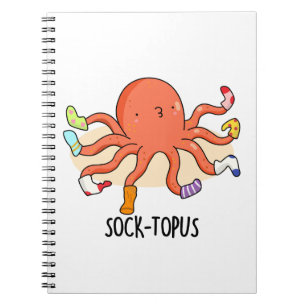 Carnet Poulpe Chaussette Poulpe Drôle Avec Pun De Chausse