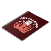 Carnet Poulpe Chef | Calembour Drôle de Chef Piebald Pied (Côté gauche)