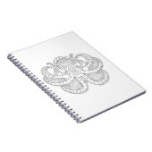 Carnet Poulpe modelé ethnique (Côté Droit)