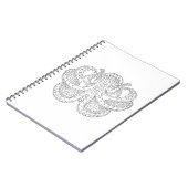 Carnet Poulpe modelé ethnique (Côté gauche)