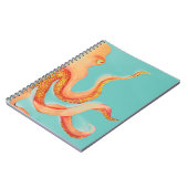 Carnet poulpe orange (Côté gauche)