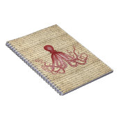 Carnet Poulpe vintage (Côté Droit)