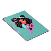 Carnet Poupée cardiaque afro-américaine (Côté Droit)