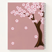 Carnet Poupée Kokeshi Printemps - Cute Geisha Japonais en (Dos)