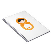 Carnet Poupée Orange Matryoshka (Côté Droit)