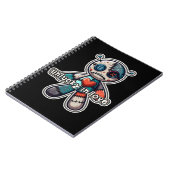Carnet Poupée Ours VOODOO Triste MALCHANCEUX en AMOUR (Côté gauche)