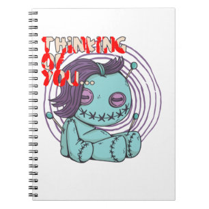 Carnet Poupée vaudou Penser à vous