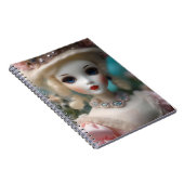 Carnet Poupée Vintage bleue, (Côté Droit)