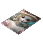 Carnet Poupée Vintage bleue, (Côté gauche)