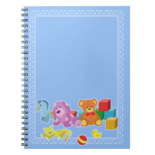 Carnet Poupées mignonnes (bleu)