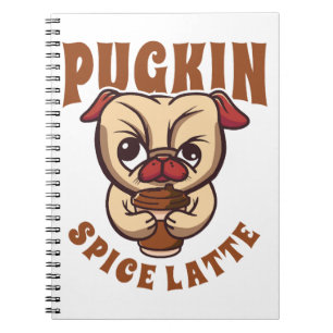 Carnet Poupkin Spice Latte Café Citrouille Spice Carlin P