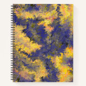 Carnet Pour acrylique, Bronze, Or, Noir, Cristaux / (Devant)