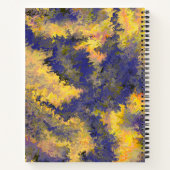 Carnet Pour acrylique, Bronze, Or, Noir, Cristaux / (Dos)