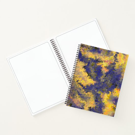 Carnet Pour acrylique, Bronze, Or, Noir, Cristaux / (Intérieur)