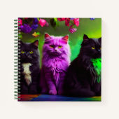 Carnet pour amoureux des chats (Devant)