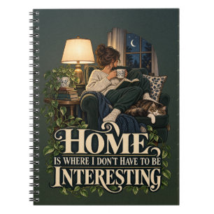 Carnet pour amoureux des livres et introverti drôl