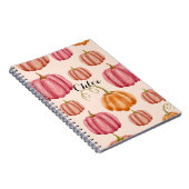 carnet pour automne+autum, citrouille (Côté Droit)