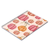 carnet pour automne+autum, citrouille (Côté gauche)
