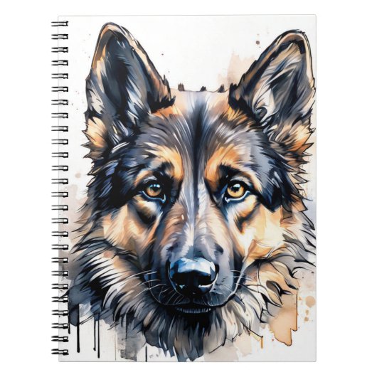 Carnet pour Berger Allemand (Devant)