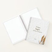 Carnet 'Pour commencer, commencez ~ William Wordsworth' (Intérieur)
