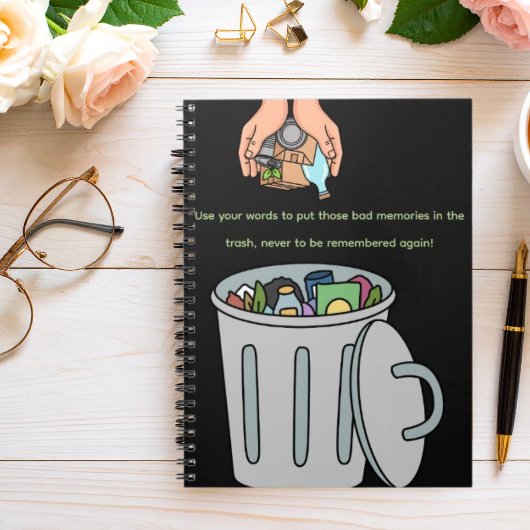 Carnet pour jeter les ordures – Mains de dessin an