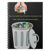 Carnet pour jeter les ordures – Mains de dessin an (Devant)