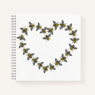 Carnet "Pour l'amour des abeilles"