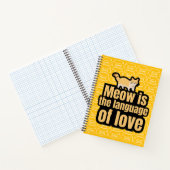 Carnet Pour l'amour des chats (Intérieur)