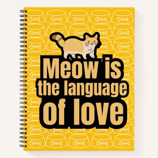 Carnet Pour l'amour des chats (Devant)