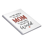 Carnet Pour le monde, vous êtes une maman (Côté Droit)