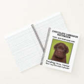 Carnet pour les amateurs de labradors au chocolat (Intérieur)
