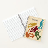 Carnet Pour Skateboarders Skateboard Graphics Collage (Intérieur)