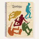 Carnet Pour Skateboarders Skateboard Graphics Collage (Devant)