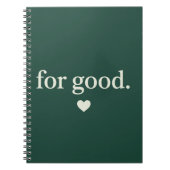 Carnet Pour une esthétique de citation positive minimalis (Devant)