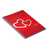 Carnet Pour vous Valentine's Day Hearts Design-21987 (Côté Droit)