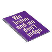 Carnet pourpre citation drôle (Côté Droit)