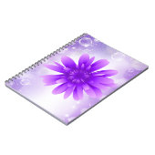 Carnet pourpre de fleur (Côté gauche)