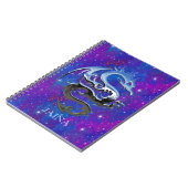 Carnet pourpre de galaxie de dragon chanceux (Côté gauche)