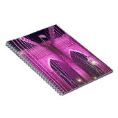 Carnet Pourpre de Lit de pont de Brooklyn (Côté Droit)